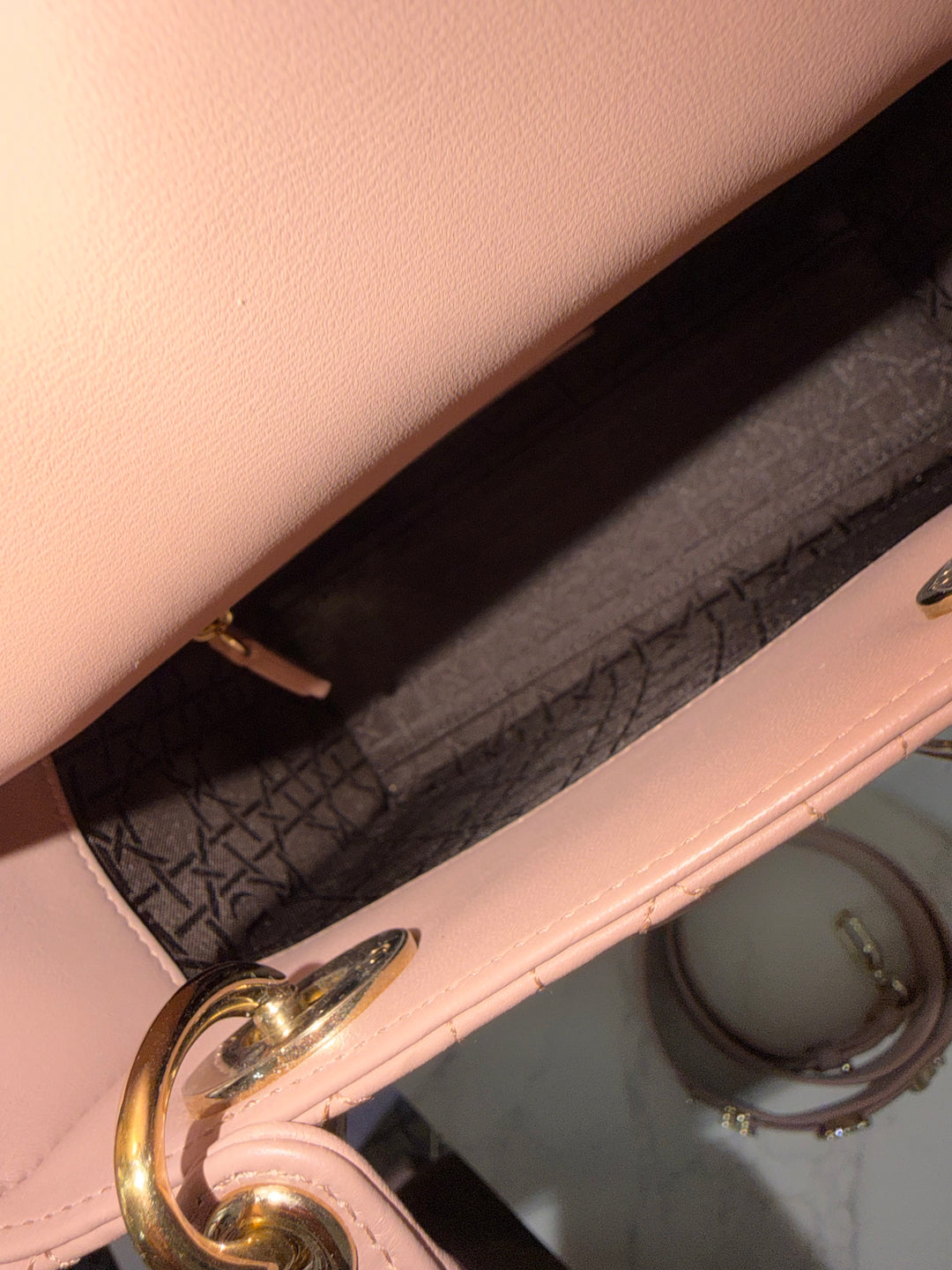 DIOR Lady Dior In Blush Lambskin LGHW size SMALL 2020