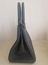Load image into Gallery viewer, HERMES Noir/Black Togo Leather RGHW Birkin 30 Stamp D 2019
