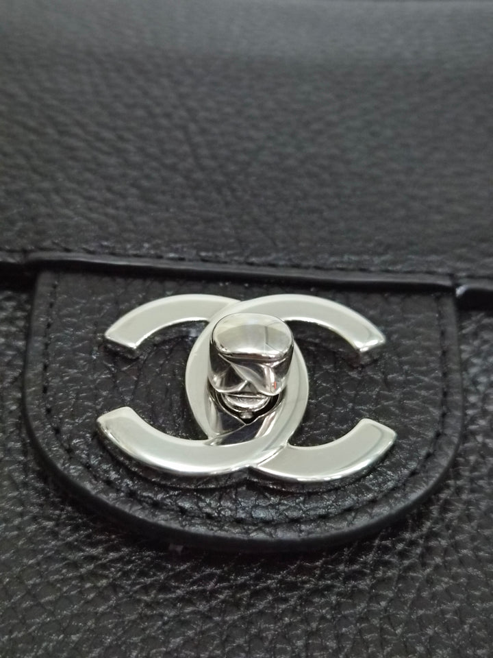 WA/Email to purchase only- CHANEL Matthieu Blazy Souplissimo Maxi 32 cms Flap Bag in Black Caviar SHW 2026