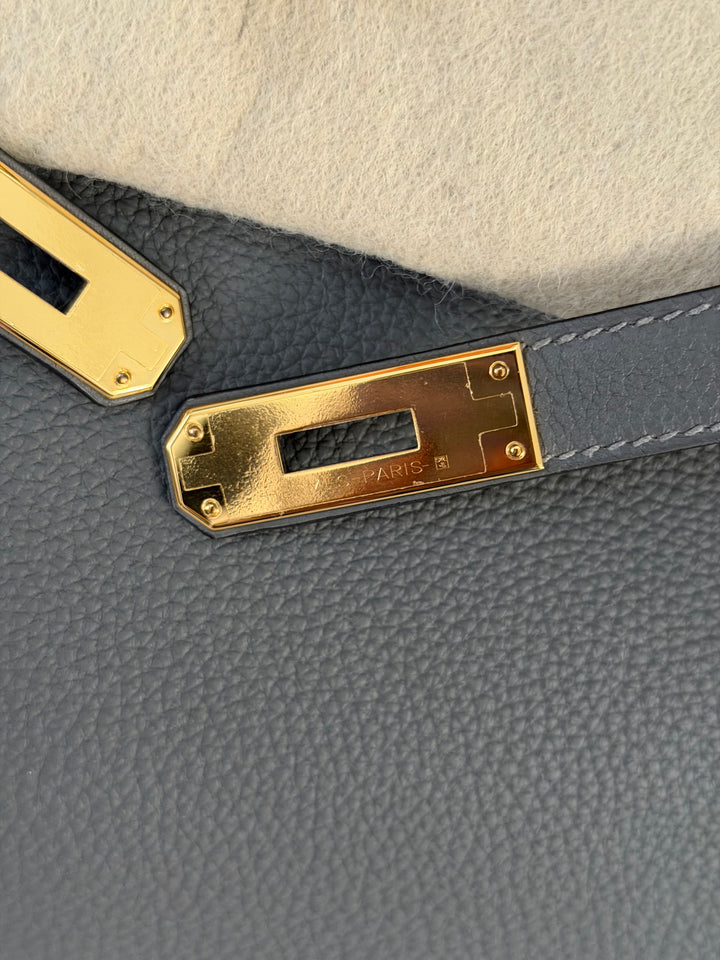 Hermes Birkin 30 Gris Meyer Togo Leather GHW Stamp U 2022