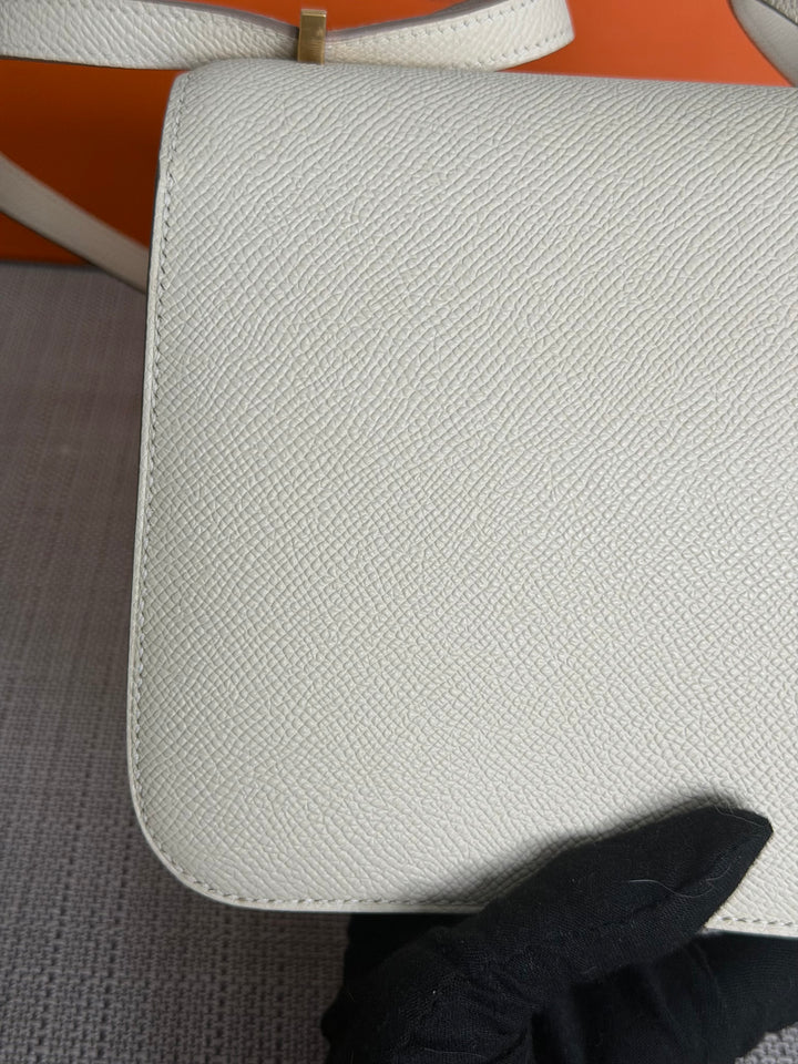 Hermès Constance 18 Mini Constance Craie Epsom Leather RGHW