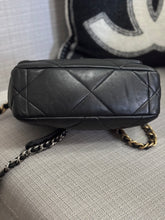 Load image into Gallery viewer, Chanel 19 Flap Bag from series 31 2021 in Black Lambskin Mixed Metal GHW Size Small
