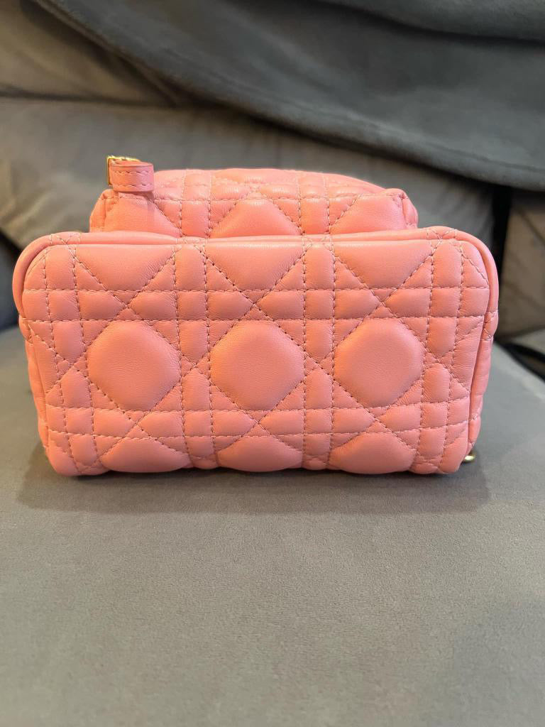 Dior Pink Lambskin GHW Backpack