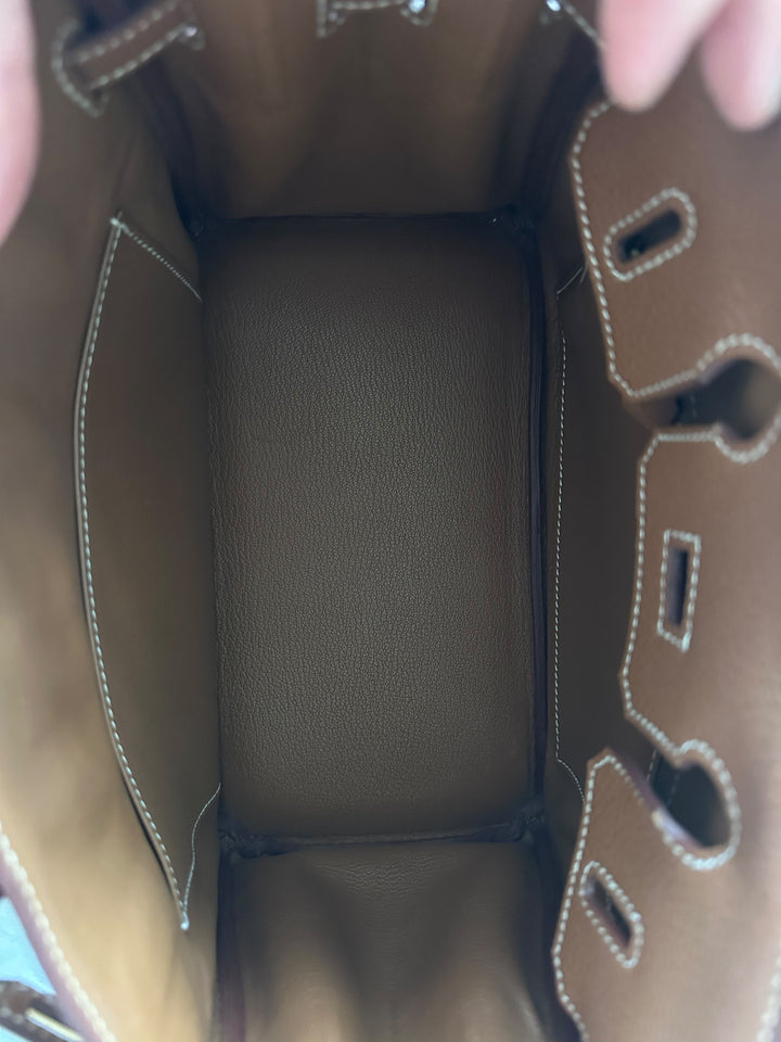 WA/Email to Purchase only- HERMÈS Gold Togo Leather with GHW Birkin 25 Stamp X 2016