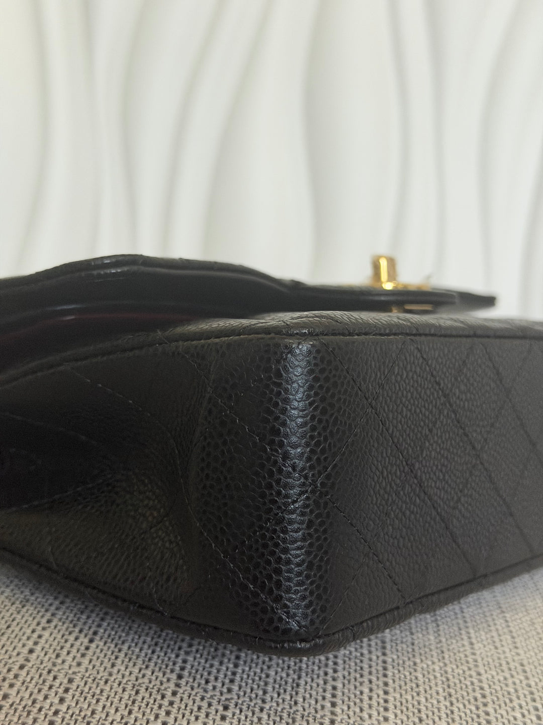 CHANEL Black Caviar GHW SMALL Timeless Classic Double Flap Bag 2022