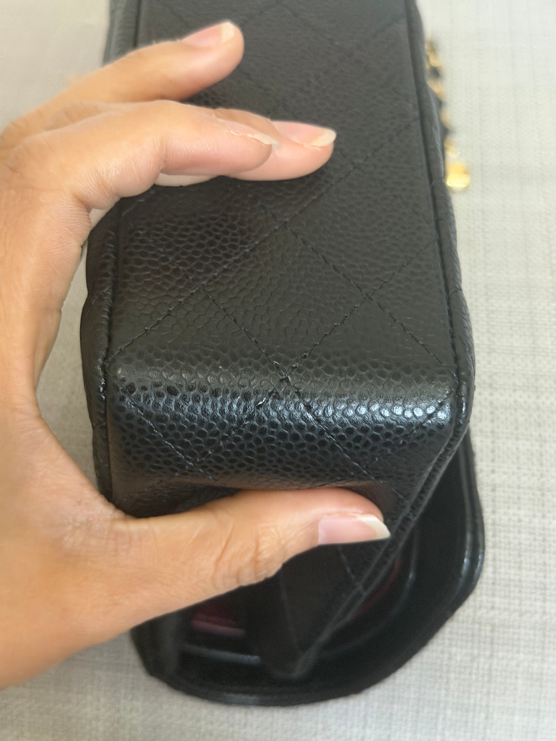 CHANEL Black Caviar GHW SMALL Timeless Classic Double Flap Bag 2022