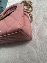 Load image into Gallery viewer, Chanel Pink Calf skin GHW Nano Kelly Shopping Bag size Small (19cms)
