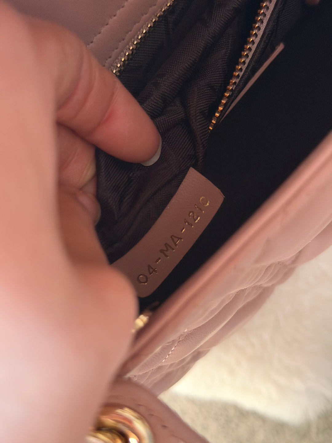 DIOR Lady Dior In Blush Lambskin LGHW size SMALL 2020
