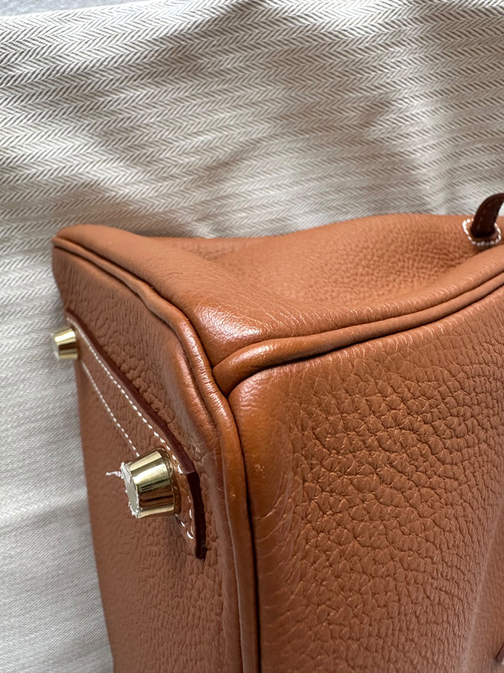 WA/Email to Purchase only- HERMÈS Gold Togo Leather with GHW Birkin 25 Stamp X 2016