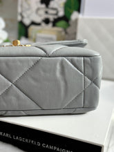 Load image into Gallery viewer, Chanel 19 size Small series 29 2020 Cruise Collection 20C Grey Lambskin Mixed HW Flap Bag
