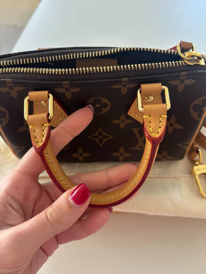 LOUIS VUITTON Nano Speedy Monogram Canvas
