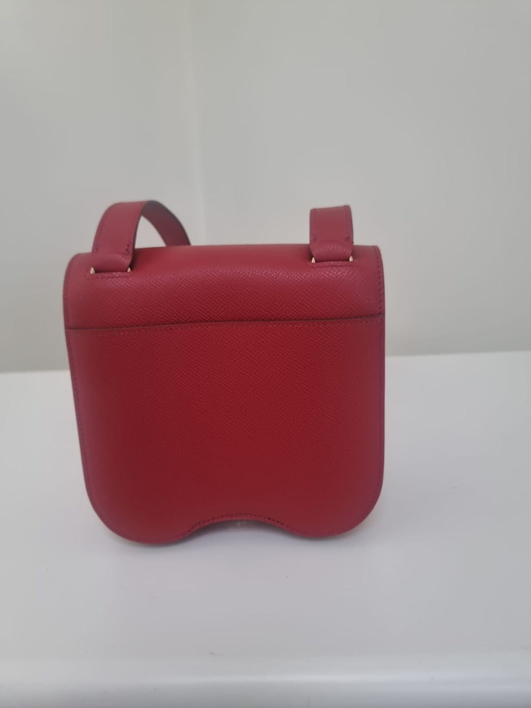 Hermès 2025 Mini Della Cavalleria Rouge Garamce Epsom Leather GHW