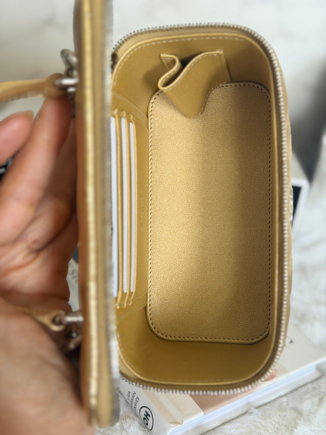 CHANEL 26A Métiers d’art Gold Caviar SHW Small Vanity Top Handle 2026