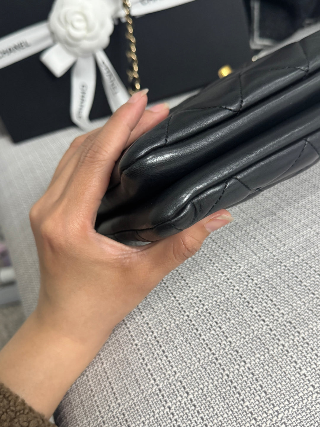 Chanel series 29 (2019) Black Lambskin LGHW Trendy CC Shoulder Flap Bag