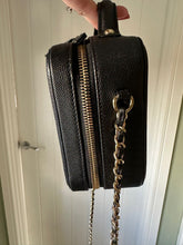 Load image into Gallery viewer, CHANEL Series 29 2019 Black Caviar GHW Small Filigree Vanity Bag with chain
