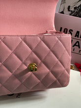 Load image into Gallery viewer, Chanel 22K 2022 Fall/Winter Collection Pink Caviar Coco First Mini Flap Bag with Aged GHW (AS3580)
