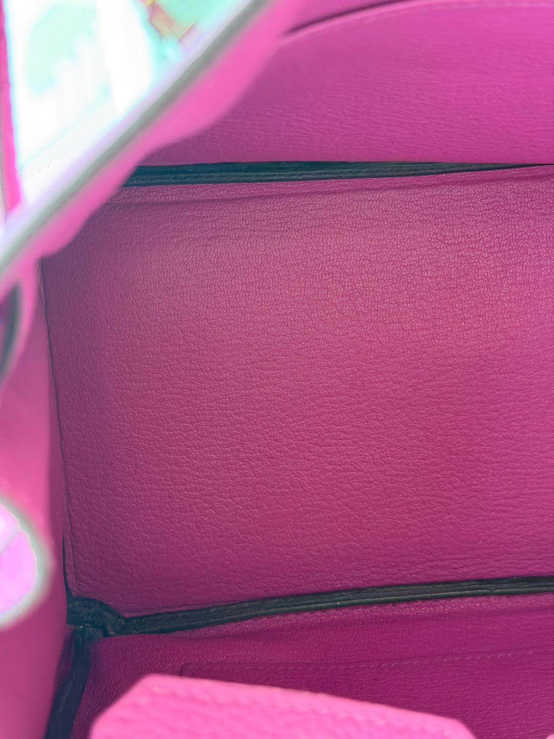 HERMÈS Rose Pourpre Togo Leather PHW Birkin 25 stamp C 2017
