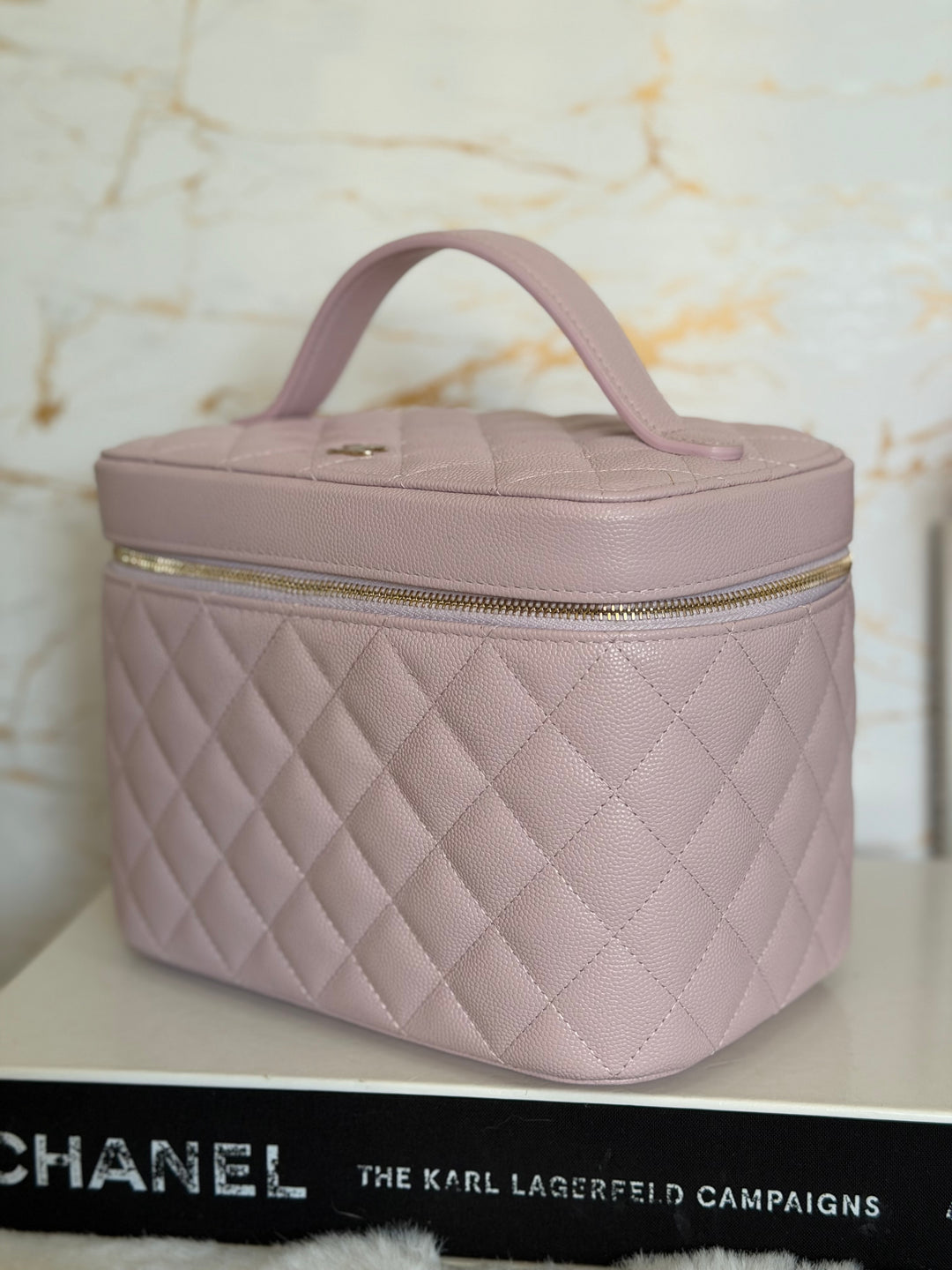 CHANEL series 31 21S Lilac undertone Pink Caviar Vanity Make Up Case 2021