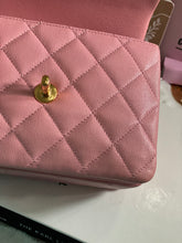 Load image into Gallery viewer, Chanel 22K 2022 Fall/Winter Collection Pink Caviar Coco First Mini Flap Bag with Aged GHW (AS3580)
