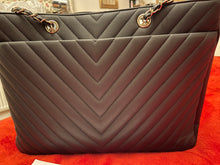 Load image into Gallery viewer, CHANEL series 27 2019 Black Caviar LGHW Chevron Timeless Tote Bag
