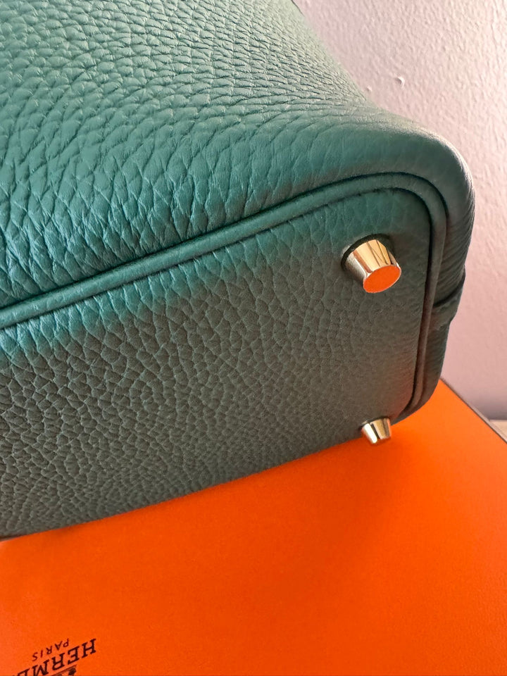 Hermes Picotin 18 Vert Moyen Leather GHW