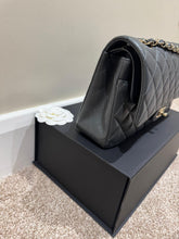 Load image into Gallery viewer, CHANEL 21B 2021 Dark Grey Caviar LGHW Medium ML Timeless Classic Double Flap Bag
