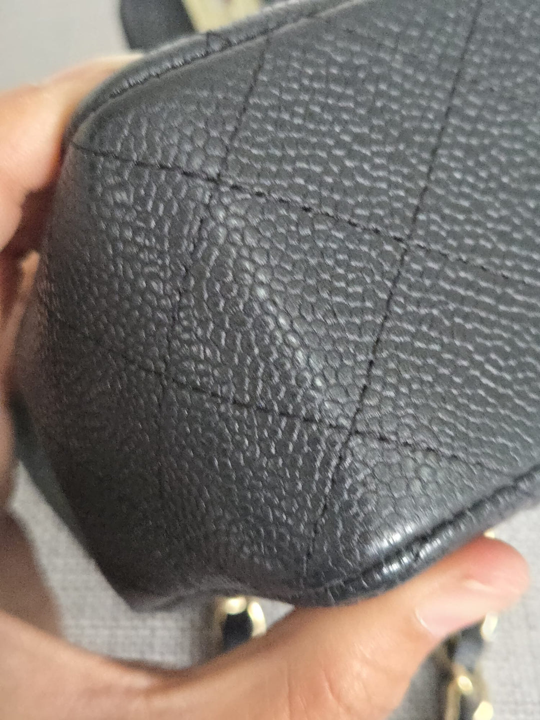 CHANEL series 20 Black Caviar Brushed GHW Mini rectangular Flap Bag