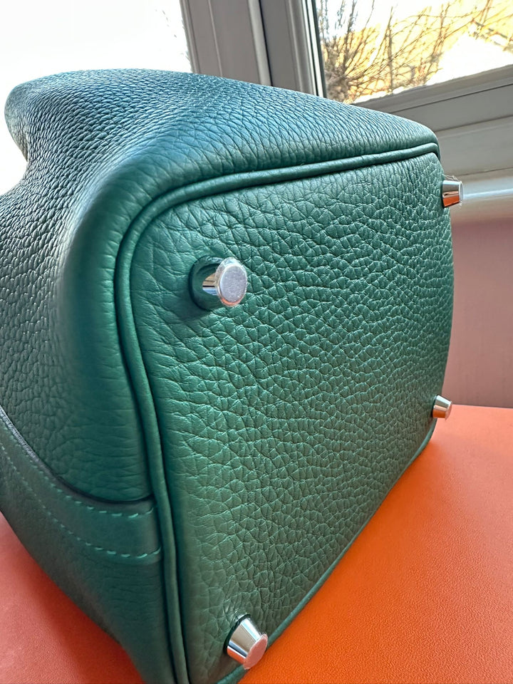 Hermes Picotin Lock 18 Vert Moyen PHW stamp K 2025