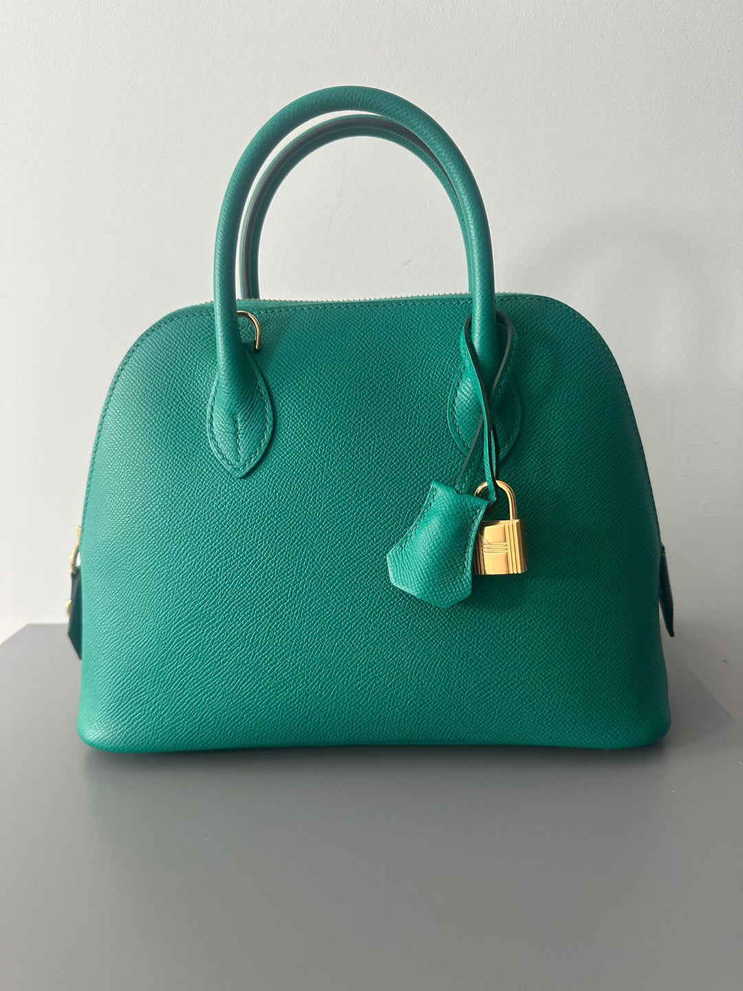 Hermes Vert Jade Epsom GHW Bolide 25 Bag
