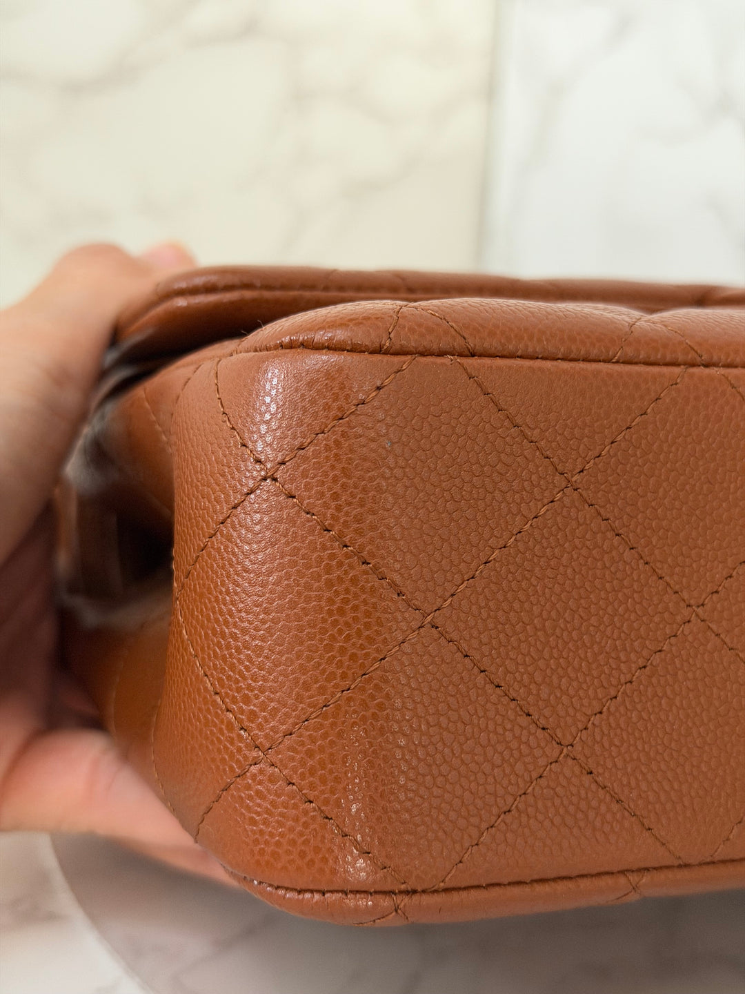 CHANEL Brown Caviar LGHW Medium ML Timeless 11.12 Classic Double Flap Bag 2023