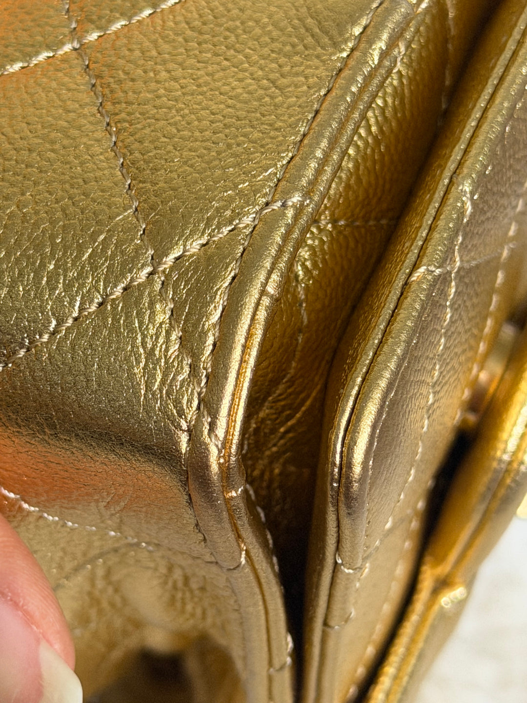 CHANEL 26C Gold Caviar Mini 25 Hobo Bag with Aged GHW 2026