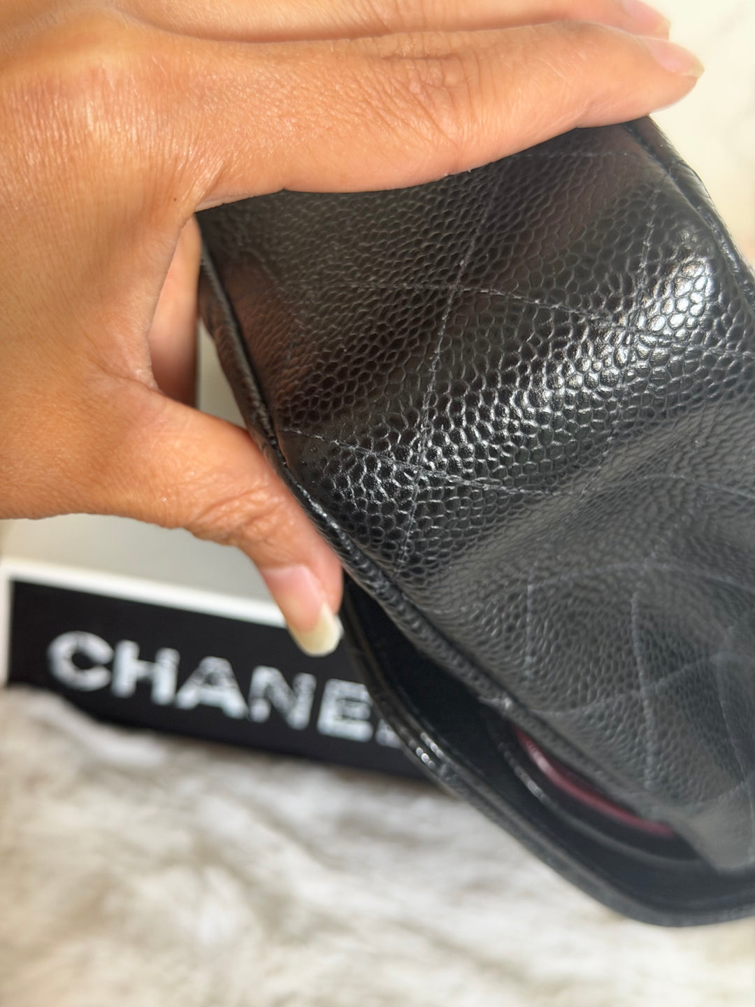 CHANEL series 29 Black Caviar GHW Medium ML Timeless Classic Double Flap Bag 2020