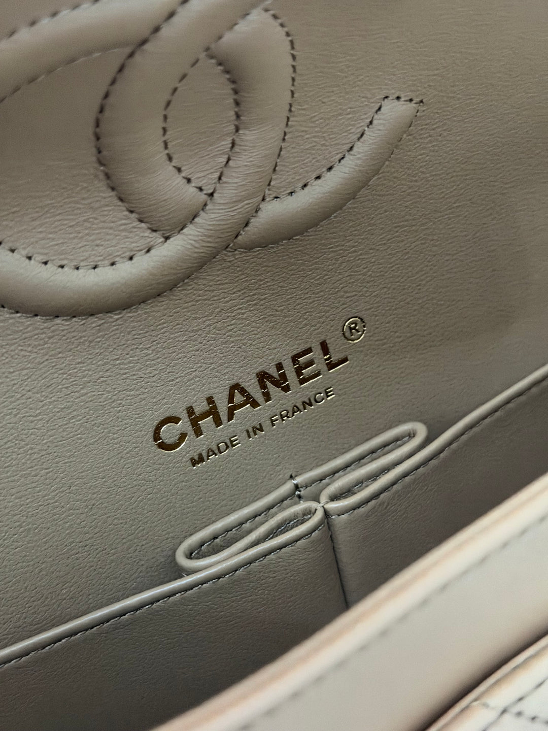 CHANEL 22K collection 2022 Dark Beige Lambskin LGHW Medium ML Timeless Classic Double Flap Bag