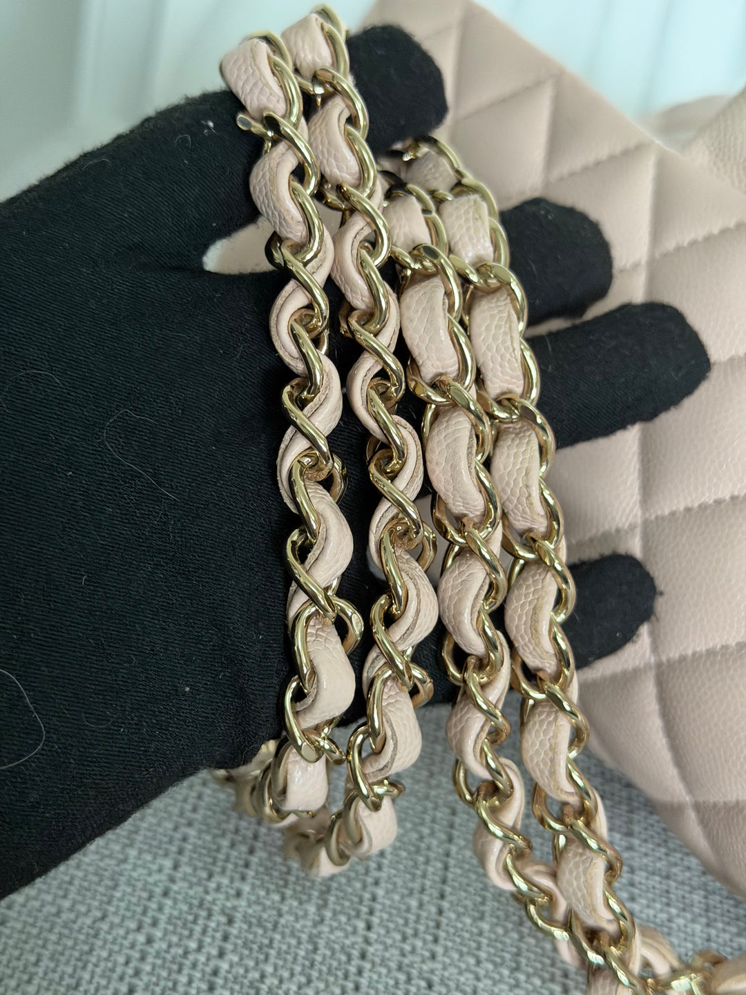 CHANEL 21C 2021 Rose Clair Caviar LGHW Medium ML 11.12 Timeless Classic Double Flap Bag