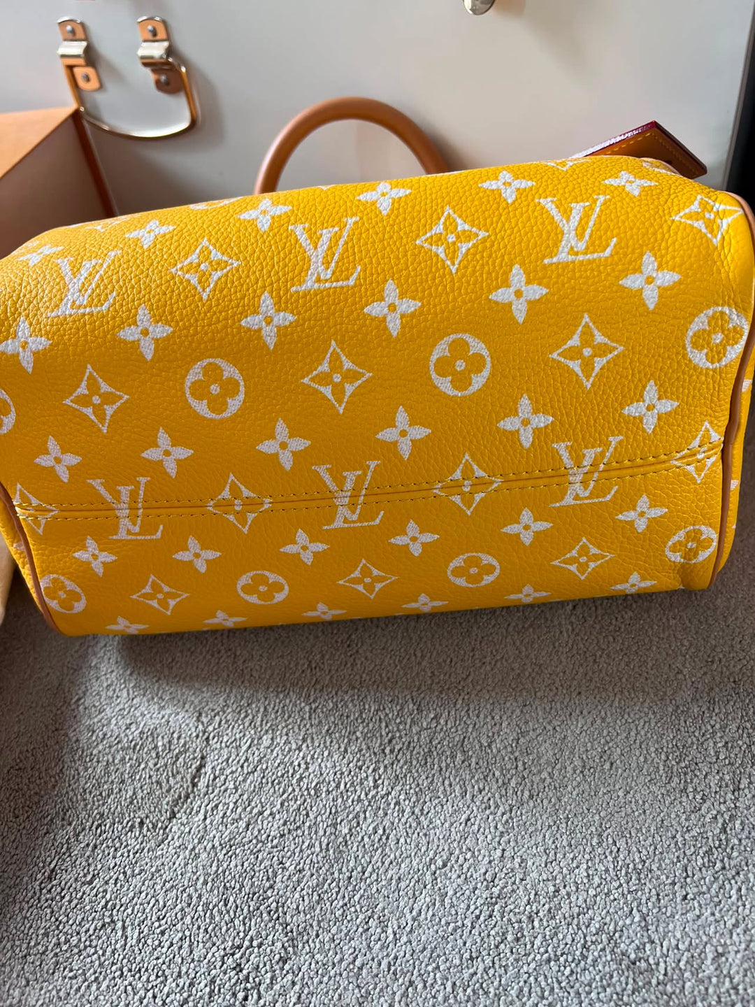 LOUIS VUITTON LV Speedy P9 Bandoulière 25 Bag in Yellow