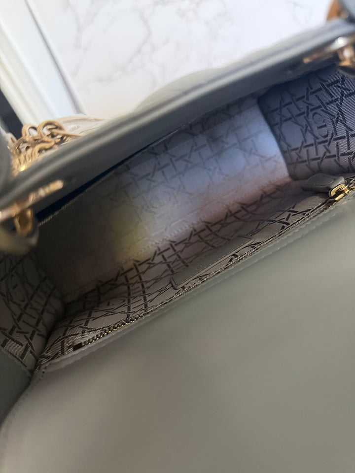 DIOR Lady Dior Grey Lambskin ABCDior size Small 2022 LGHW