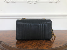 Load image into Gallery viewer, Chanel Series 2 Vintage 24K GHW Vertical Black Caviar Medium Single Flap Shoulder Bag
