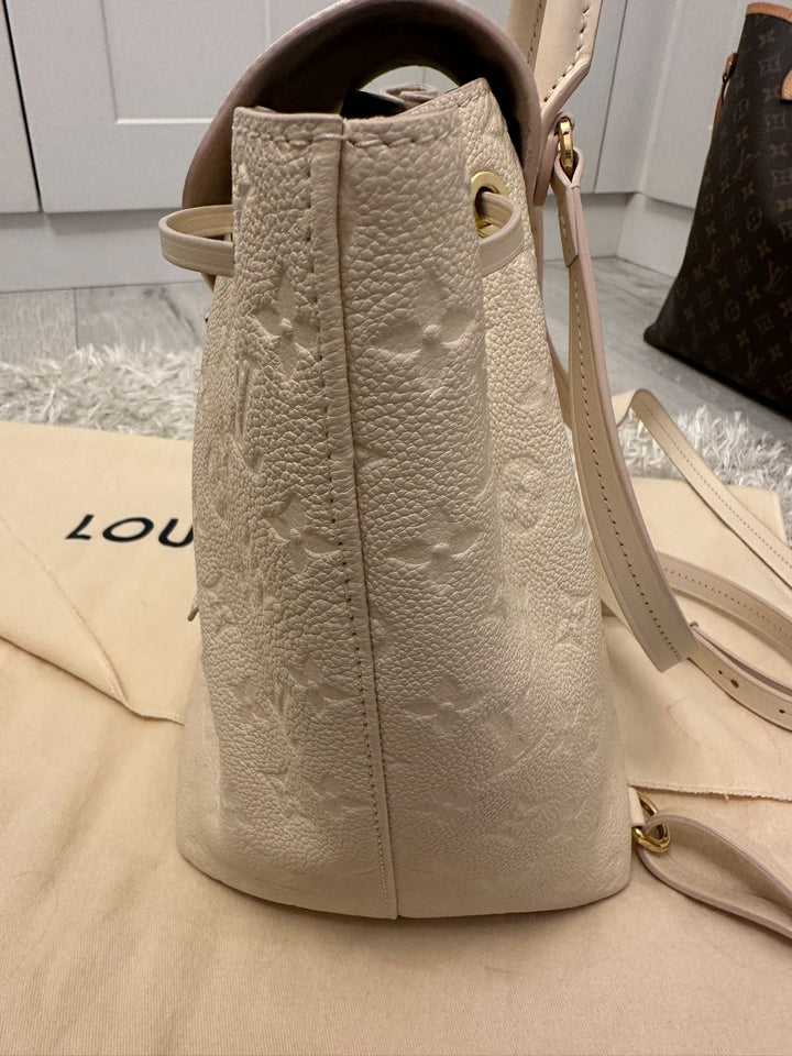 LOUIS VUITTON LV Monogram Emprinte Leather Montsouris Backpack PM M45410