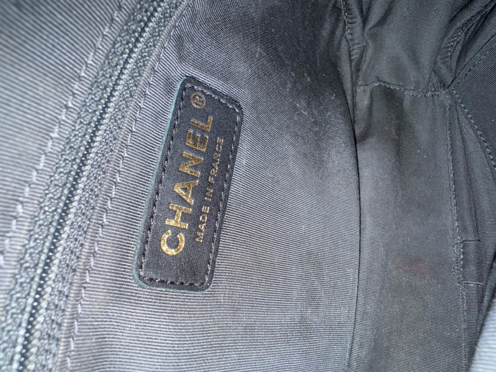 Chanel series 26 (2018) Black Camera Case Bag GHW with Tassel Size
