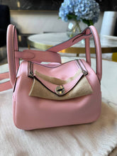 Load image into Gallery viewer, Hermes Mini Lindy Rose Sakura Swift Leather PHW Stamp W 2024
