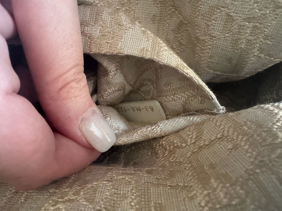 Dior Lady Dior Natural Rattan Beige Wicker Bag size Small