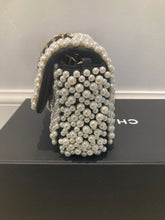 Load image into Gallery viewer, Chanel 19S collection Pearl Mini Rectangular Flap Bag Champagne GHW series 27

