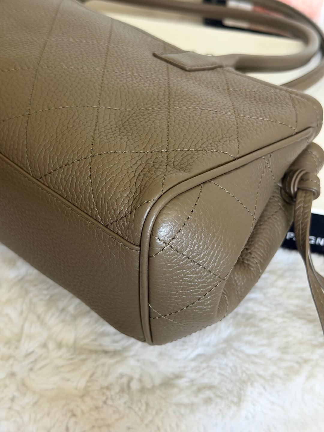 CHANEL Khaki Etoupe Caviar LGHW Urban Essentials East West Shopping Tote Bag size Small Matthieu Blazy 26A 2026