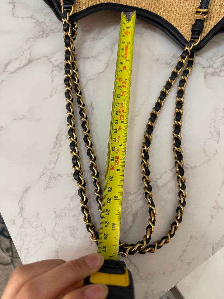 CHANEL 25K Raffia Small Tote Bag 2025