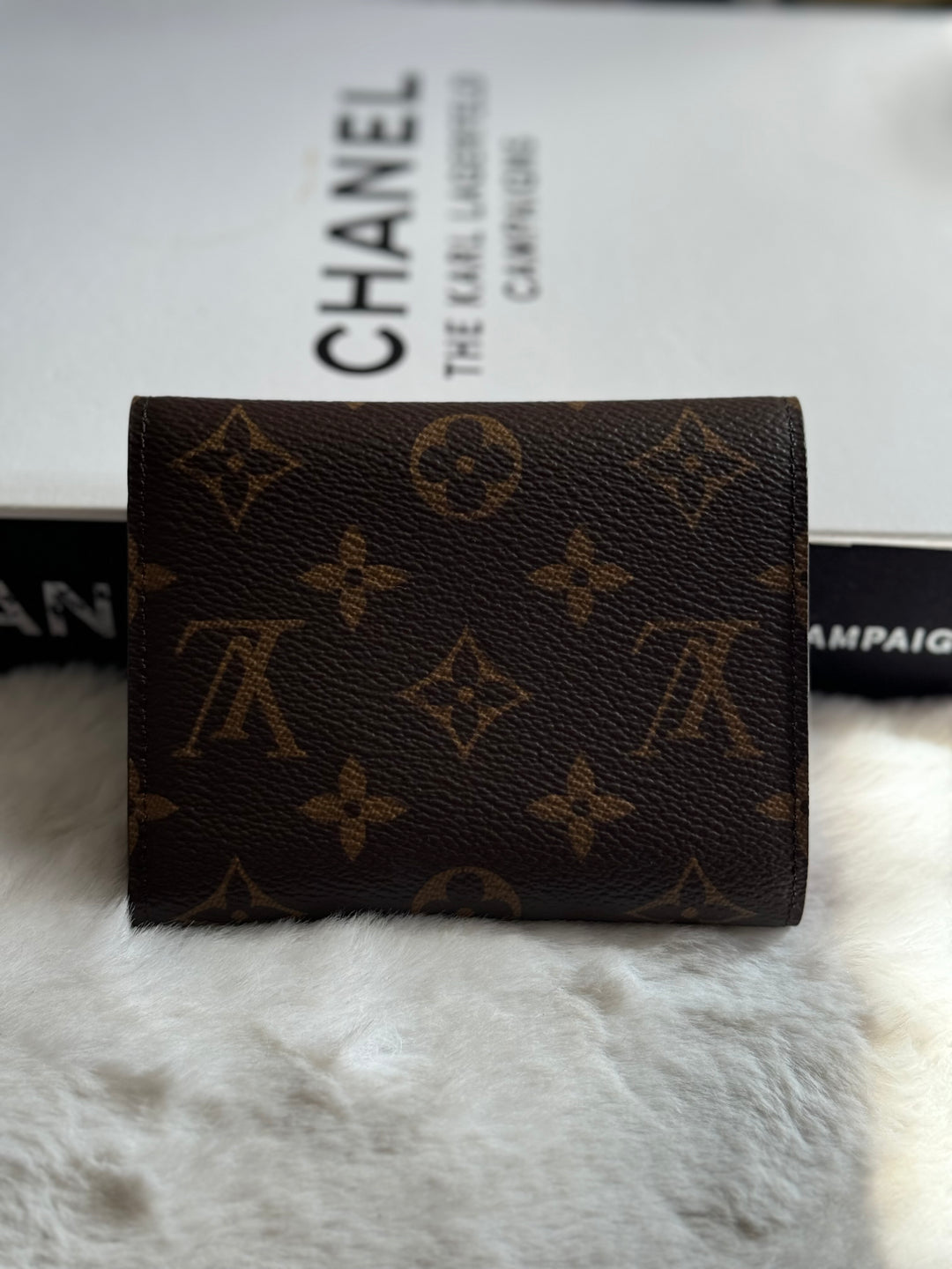 Louis Vuitton Victorine Wallet in Fuchsia Momogram Canvas
