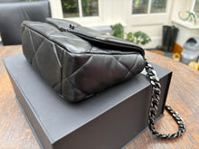 Load image into Gallery viewer, Chanel 19 Flap Bag Size Small So Black Lambskin So Black Hardware 22P collection
