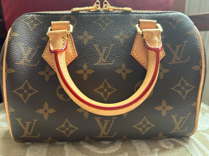 LOUIS VUITTON Speedy 20 with Guitar Strap