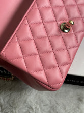 Load image into Gallery viewer, Chanel Pink Lambskin (2022) LGHW Mini Rectangular Flap Bag with Top Handle
