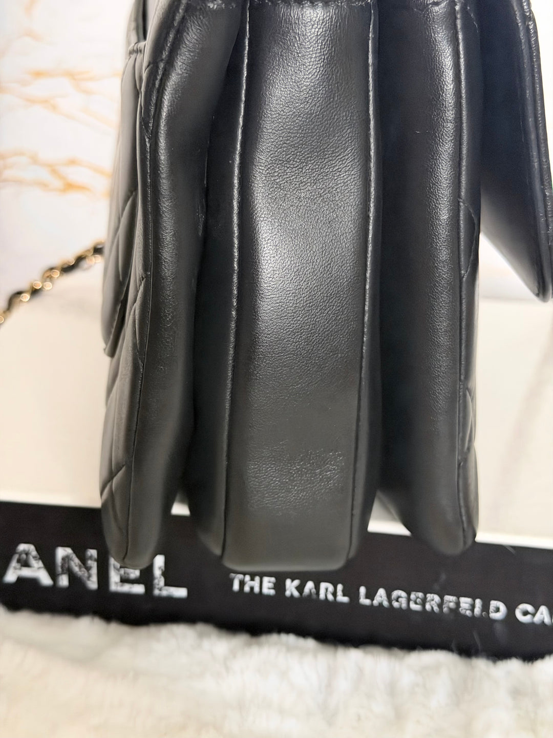 CHANEL Black Lambskin LGHW Trendy CC Flap Bag size SMALL with Non detachable Shoulder strap 2023
