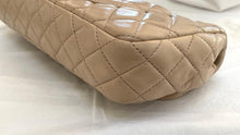 Load image into Gallery viewer, CHANEL Beige Lambskin Valentine East West Flap Bag series 13 with Charms
